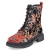 Boots - Velvet Black-Red