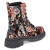 Boots - Velvet Black-Red