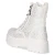 Schnürboots - white micro/ stones