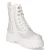 Schnürboots - white micro/ stones