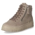 Schnürstiefeletten - taupe