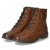 Schnürstiefeletten - braun