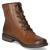 Schnürstiefeletten - braun