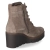 Schnürstiefeletten - mohair