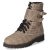 Schnürstiefeletten - beige