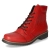 Schnürstiefeletten - rot