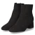 Ankle Boots - Black micro/ stones