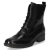 Schnürstiefeletten - schwarz