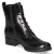 Schnürstiefeletten - schwarz