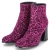 Ankle Boots - ciclamino/nero