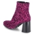 Ankle Boots - ciclamino/nero