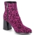 Ankle Boots - ciclamino/nero