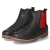 Chelsea Boots - schwarz/rot