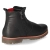 Chelsea Boots - schwarz/rot