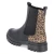 Chelsea Boots - Black-Leopard