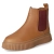 Chelsea Boots - braun/burgund
