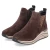 Stiefeletten - braun kombi