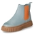 Stiefeletten - petrol/orange