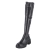 Overkneestiefel - black