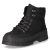 Schnürstiefeletten - black