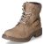 Schnürstiefeletten - taupe