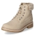 Schnürstiefeletten - BEIGE/FUR