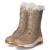 Schnürstiefel - beige