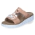 Pantoletten - aprikot/offwhite/fog-silver