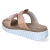 Pantoletten - aprikot/offwhite/fog-silver