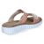 Pantoletten - aprikot/offwhite/fog-silver