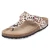 Zehentrenner - BEIGE/LEOPARD