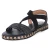 Espadrille-Sandalen - black