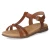 T-Steg-Sandalen FABRICIA 01 - cognac