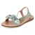 Sandalen ISA - salvia,flowers