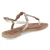 Zehentrenner-Sandalen - gold