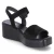 Keilsandaletten - Schwarz