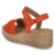 Keilsandaletten - pumpkin (holz)