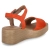 Keilsandaletten - pumpkin (holz)