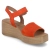 Keilsandaletten - pumpkin (holz)