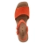 Keilsandaletten - pumpkin (holz)