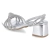 Sandaletten LILLY BOW - silver