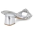 Sandaletten LILLY BOW - silver