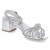 Sandaletten LILLY BOW - silver