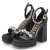 Sandaletten MAY NEAT ICE - black/silver