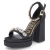 Sandaletten MAY NEAT ICE - black/silver