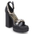 Sandaletten MAY NEAT ICE - black/silver