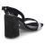 Sandaletten CHARLOTTE GLAM - black/silver
