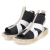 Schaftsandale IXOEKE - NOIR FAIENCE BLANC