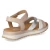 Sandalen - newrose/silb/weiss