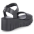 Plateau-Sandalen - BLACK LEATHER